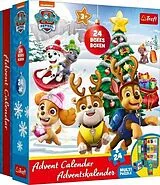 Adventskalender 24 Minipuzzle a 24 Teile Paw Patrol Spiel