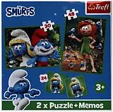 2 in 1 Puzzles + Memo - Die Schlümpfe haben Spaß Spiel