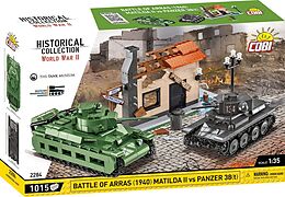 COBI Historical Collection 2284 - MATILDA II vs Panzer 38(t), 1015 Klemmbausteine Spiel