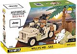 COBI Historical Collection 2298 - Willys MB-SAS, WWII, Jeep, Bausatz, 1:35, Bausatz 180 Klemmbausteine Spiel