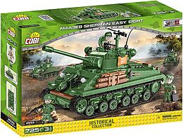 COBI 2533 - Historical Collection, M4A3E8 Sherman Easy Eight, Panzer, Bauset Spiel