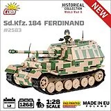 COBI Historical Collection 2583 - SD.Kfz. 184 Ferdinand Panzer, World War II, 1268 Klemmbausteine Spiel
