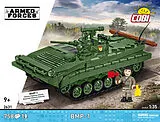 COBI Armed Forces 2631 - BMP-1 (Boyevaya Mashina Pekhoty 2 in 1 DDR/RUS), Bausatz 1:35, 758 Klemmbausteine Spiel