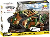 COBI Historical Collection 2993 - Mark I (Male) no C.19, Great War, Panzer, Klemmbausteine, Bausatz Spiel