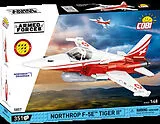 COBI Armed Forces 5857 - Northrop F-5E Tiger II Kampfflugzeug, 1:48 Bausatz, 351 Teile Spiel