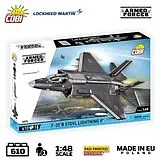 COBI Armed Forces 5895 - F-35 B Stovil Lightning II, 1:48 Bausatz, 610 Klemmbausteine, 1 Figur Spiel