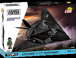 COBI Maquette F-117 Nighthawk - 795 Pièces à L'échelle 1:48, Inclut Figurine De Pilote Et Bombes - 9