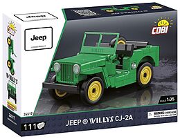 COBI Jeep 24517 - Jeep Willys CJ-2A, Bausatz 1:35, 111 Klemmbausteine Spiel