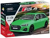 COBI 24669 - Audi RS-4 B9, grün, Bausatz 1:35, 100 Klemmbausteine Spiel