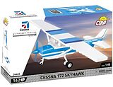 COBI 26622 - Cessna 172 Skyhawk-White-Blue, Maßstab 1:48, Bausatz, 162 Teile Spiel