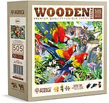 Holzpuzzle L Parrot Island Spiel
