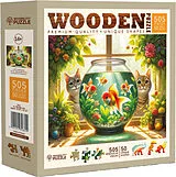 Holzpuzzle L. CATS and FISH Spiel