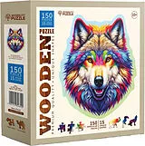 Holzpuzzle M. RAINBOW WOLF Spiel