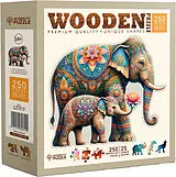 Holzpuzzle L. FANCY ELEPHANTS Spiel