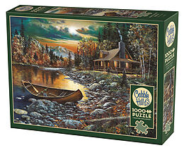 COBBLE HILL PUZZLES - Blockhütte am See 1000 Teile Spiel