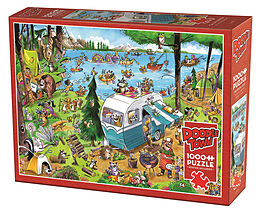 COBBLE HILL PUZZLES - Verrückter Campingplatz 1000 Teile Spiel