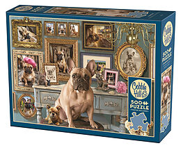 COBBLE HILL PUZZLES - Französische Bulldogge 500 Teile Spiel