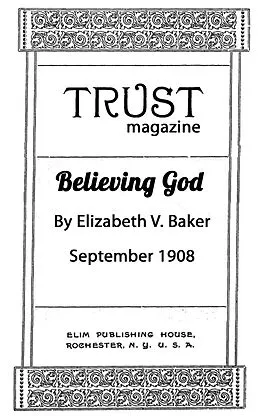 E-Book (epub) Believing God von Elizabeth V. Baker