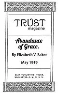 E-Book (epub) Abundance of Grace von Elizabeth V. Baker