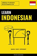 eBook (epub) Learn Indonesian - Quick / Easy / Efficient de Pinhok Languages