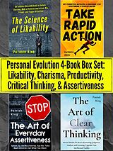 eBook (epub) Personal Evolution 4-Book Box Set: Likability, Charisma, Productivity, Critical Thinking, &amp; Assertiveness de Patrick King