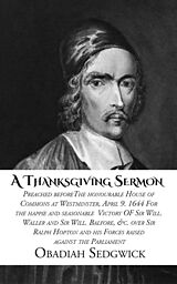 eBook (epub) A Thanksgiving Sermon de Obadiah Sedgwick