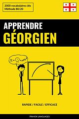 eBook (epub) Apprendre le géorgien - Rapide / Facile / Efficace de Pinhok Languages