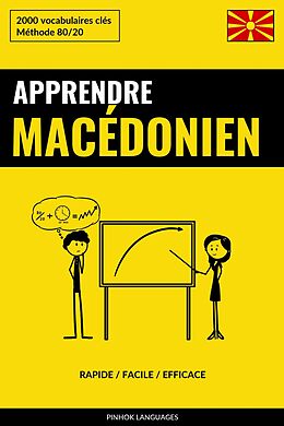 eBook (epub) Apprendre le macédonien - Rapide / Facile / Efficace de Pinhok Languages