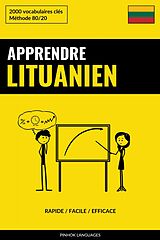 eBook (epub) Apprendre le lituanien - Rapide / Facile / Efficace de Pinhok Languages