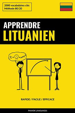 eBook (epub) Apprendre le lituanien - Rapide / Facile / Efficace de Pinhok Languages