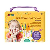 Nagelsticker & Tattoos Prinzessin Spiel