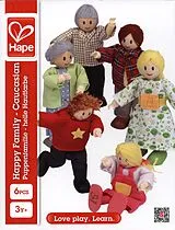 Hape E350 - Puppenfamilie, helle Haut Spiel