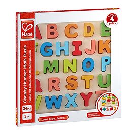 Puzzle mit Großbuchstaben / 27 Teile Spiel