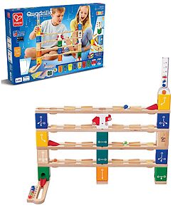 Hape E6028 - Quadrilla Basic Coding Set, Starter-Kodierungsset, Murmelbahn-Set Spiel