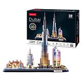 3D Puzzle City Line Dubai LED Spiel