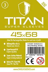 Shield Sleeves 1024469 - Shield Titan 3, 100 Super Sleeves für Kartengröße 45 x 68 mm, Spielkarten-Schutzhüllen Spiel
