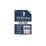Shield Sleeves 1024472 - Shield Titan 4, 100 Super Sleeves für Kartengröße 59 x 92 mm, Spielkarten-Schutzhüllen Spiel
