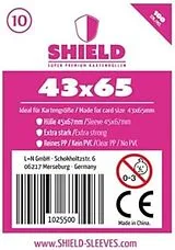 Shield Sleeves 1025500 - Shield 10, 100 Super Premium Kartenhüllen für Kartengröße 43 x 65 mm, Spielkarten-Schutzhüllen Spiel