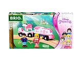 BRIO 32257 Disney Princess Dornröschen-Batterielok - Inklusive Prinzessinnen-Waggon, Prinz Phillip und Pferd Samson - Empfohlen für Kinder ab 3 Jahren Spiel
