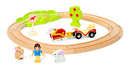 BRIO Disney Princess 32299 Schneewittchen Eisenbahn-Set - Liebevolles Spiel-Set mit Schneewittchen und ihren tierischen Freunden - Empfohlen für Kinder ab 3 Jahren Spiel