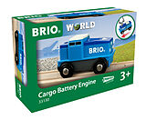 33130 BRIO Blaue Batterie Frachtlok Spiel