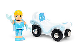 BRIO Disney Princess 33322 Aschenputtel mit Waggon - Ergänzung für die BRIO Holzeisenbahn - Empfohlen ab 3 Jahren Spiel