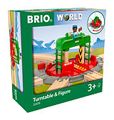 BRIO 33476 Lok-Drehscheibe mit Kontrollbrücke Spiel