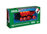 BRIO World 33592 Rote Lola elektrische Lok  Batterie-Lokomotive mit Licht & Sound  Kleinkinderspielzeug empfohlen ab 3 Jahren Spiel