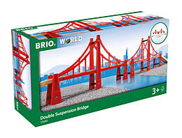 BRIO World 33683 Hängebrücke - Eisenbahnzubehör Holzeisenbahn - Kleinkinderspielzeug empfohlen für Kinder ab 3 Jahren Spiel