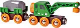 BRIO World - Grüner Kranwagen mit Anhänger und Fracht Spiel