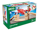 BRIO World 33757 Hebebrücke  Eisenbahnzubehör für die BRIO Holzeisenbahn  Kleinkinderspielzeug empfohlen für Kinder ab 3 Jahren Spiel