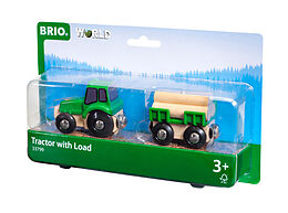 33799 BRIO Traktor mit Holz-Anhänger Spiel