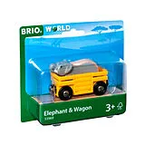 33969 BRIO Tierwaggon Elefant Spiel