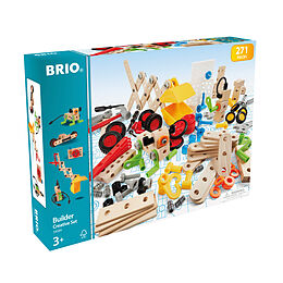 BRIO Builder 34589 Kindergartenset 270 tlg. - Konstruktionsspielzeug aus Schweden  Mega-Komplettset mit zahlreichen Bauelementen und Werkzeug für unendlichen Spielspaß - Für Kinder ab 3 Jahren Spiel
